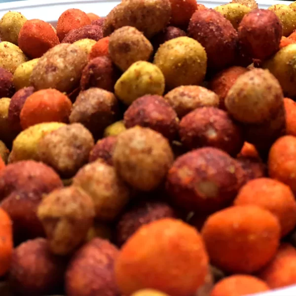 Cacahuate con cubierta de amaranto